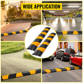 Happybuy VEVOR bottom grids and holes for secure mounting.