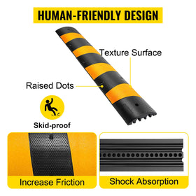 Happybuy VEVOR textured surface improves traction and safety on ramps.