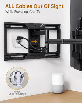 HAPYTHDA recessed power modules closeup, clean safe in-wall routing