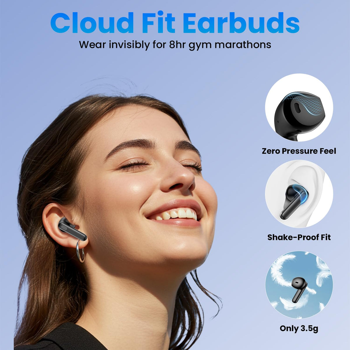Haqqquio Bluetooth 5.4 with low latency for smooth audio.