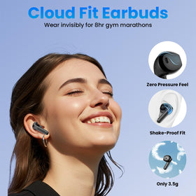 Haqqquio Bluetooth 5.4 with low latency for smooth audio.