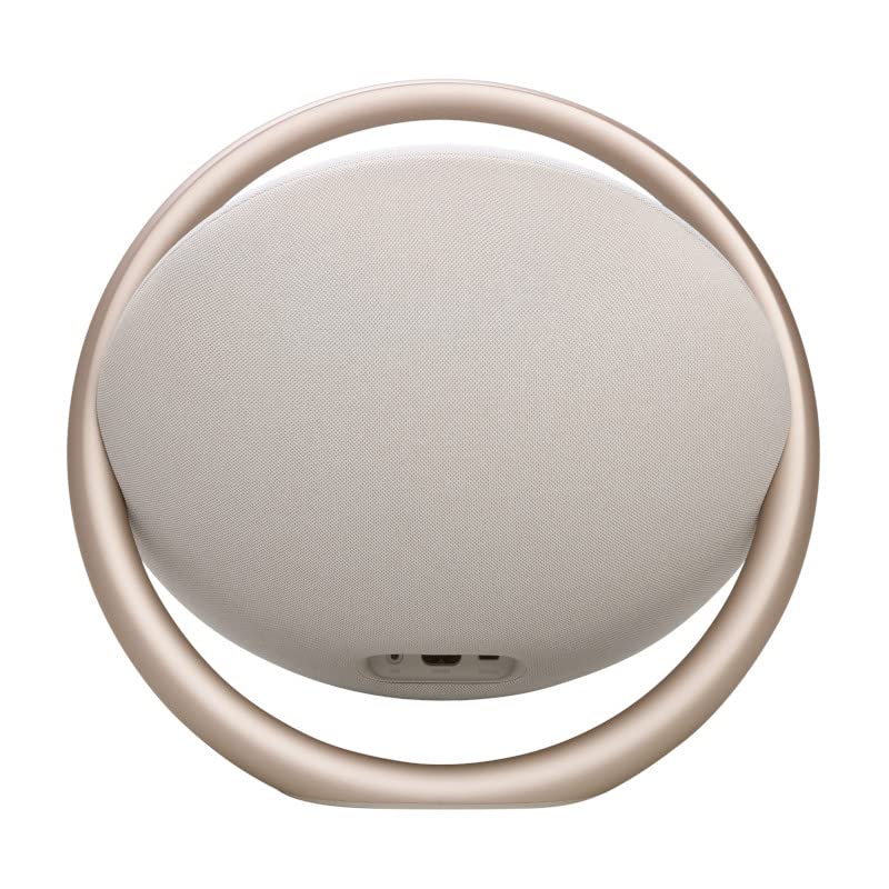 Harman Kardon Onyx Studio 8 beige in-room setup suits diverse spaces.