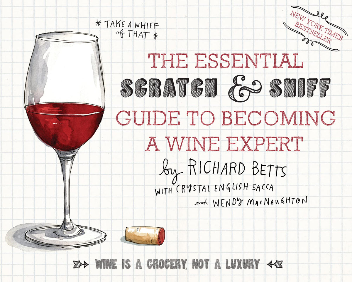 Harvest book front cover showing scratch-and-sniff panels and playful illustrations, useful for hands-on aroma training