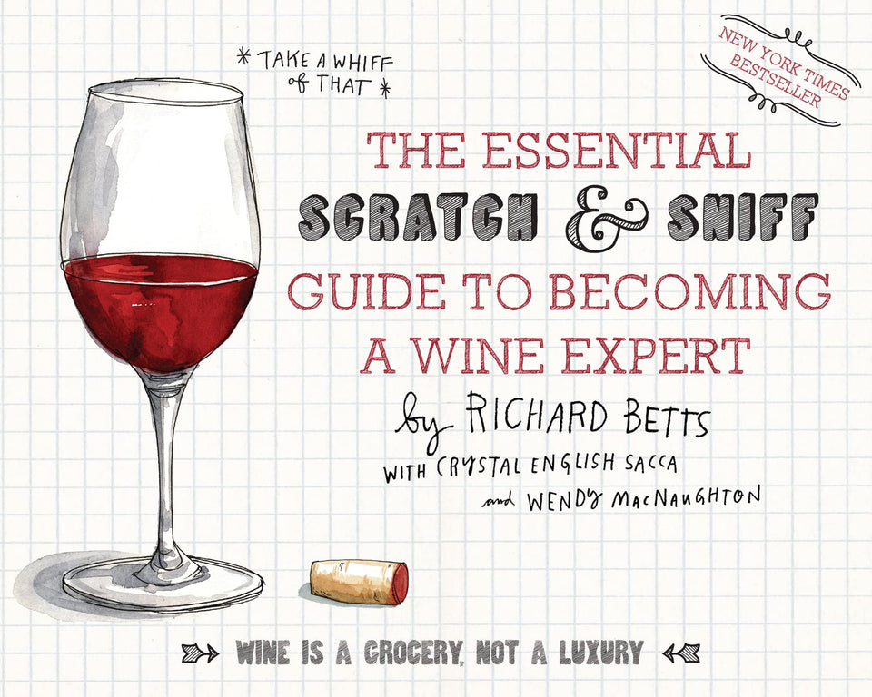 Harvest book front cover showing scratch-and-sniff panels and playful illustrations, useful for hands-on aroma training