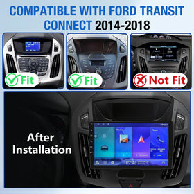 Hasenda 9-inch touchscreen display showing CarPlay interface