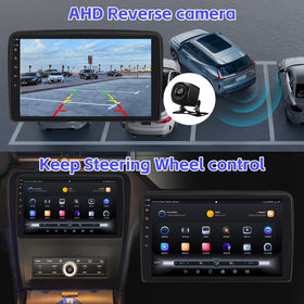 Hasenda AHD rearview camera provides 170-degree view for safer parking.