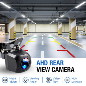 Hasenda backup camera feed providing clear rear view