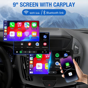 Hasenda CarPlay interface on screen for app access and navigation