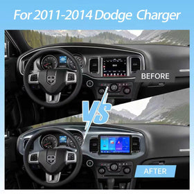 Hasenda Dodge Charger wireless CarPlay display enables hands-free music and calls.