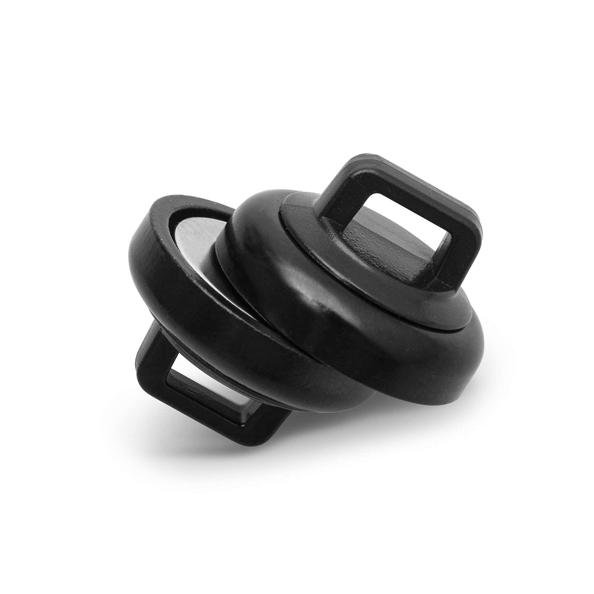 Hatsbi magnetic mounts under a desk holding power cords neatly.