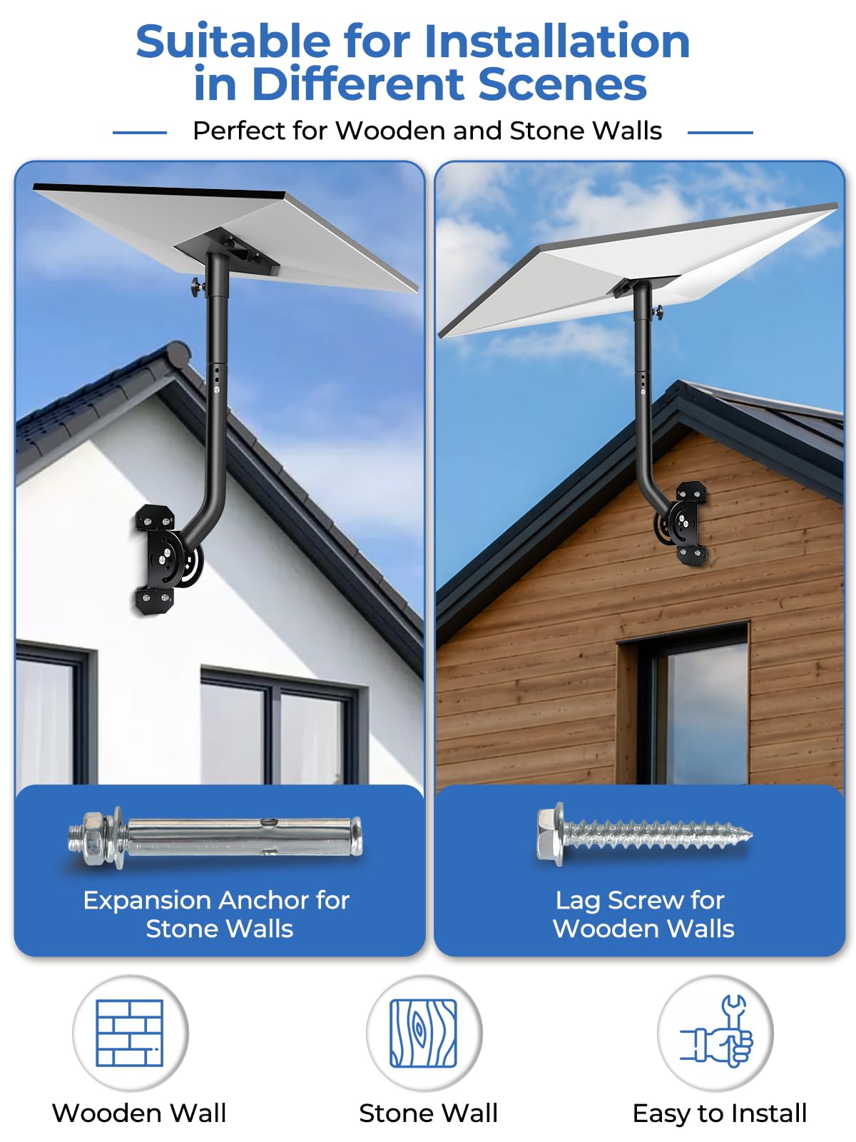 Haturi aluminum pipe adapter image showing sturdy dish attachment for reliable support benefit