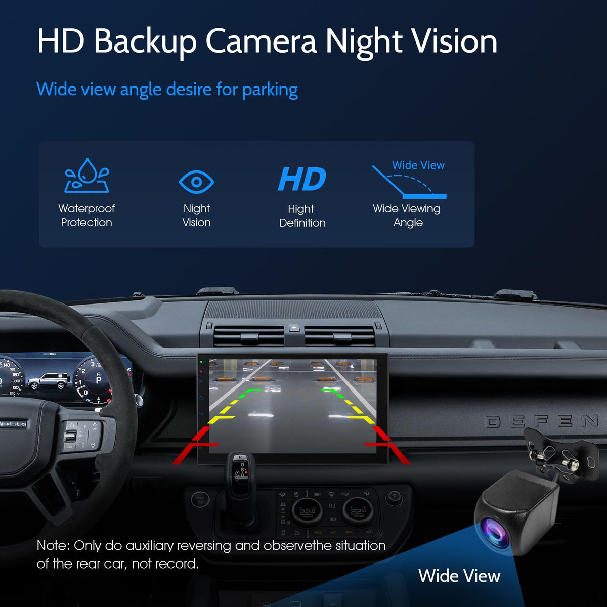 Haudio Bluetooth audio output enhances car speaker sound.