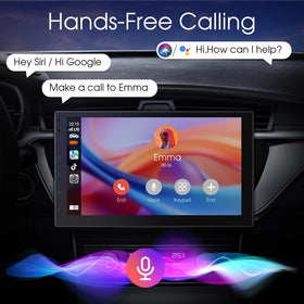 Haudio steering wheel control enables safe, hands-free adjustments.