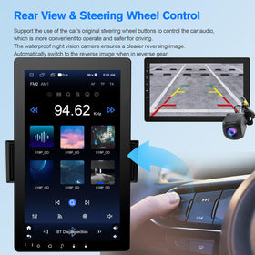 Haudio 720p AHD backup camera with night vision and wide 140-degree view.