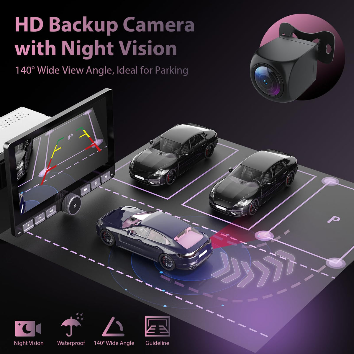Haudio Android 13 head unit powers fast app performance.