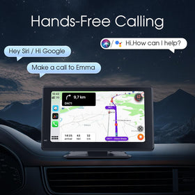 Haudio mounted on dashboard demonstrating easy installation and visibility