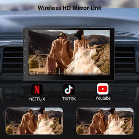 Haudio dashcam overlay: mirror footage with real-time navigation alerts.