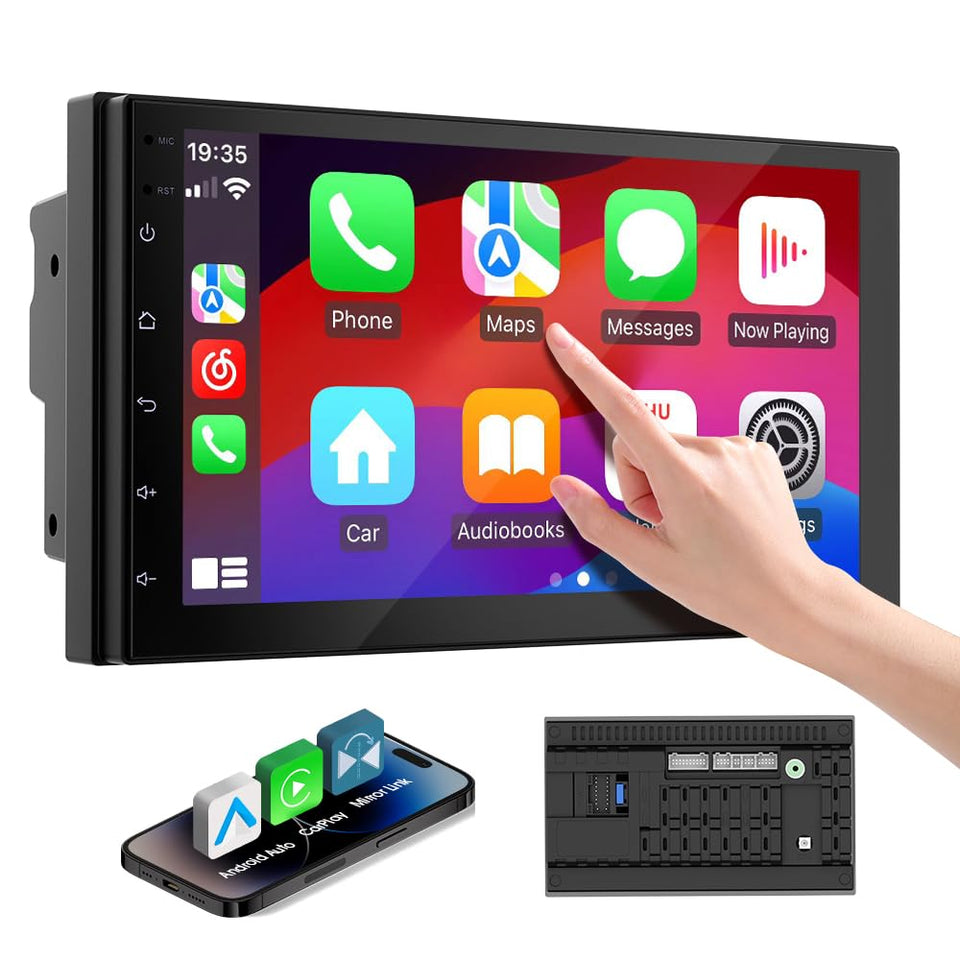 Haudio 7-inch double din screen for crystal-clear in-dash entertainment