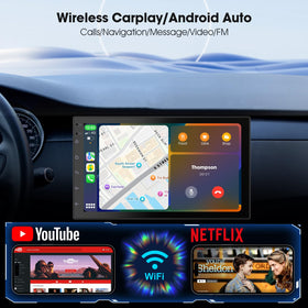Haudio dual connectivity with wireless CarPlay and Bluetooth supports hotspot sharing.