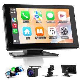 Haudio front touchscreen display showing clear icons and easy control benefit