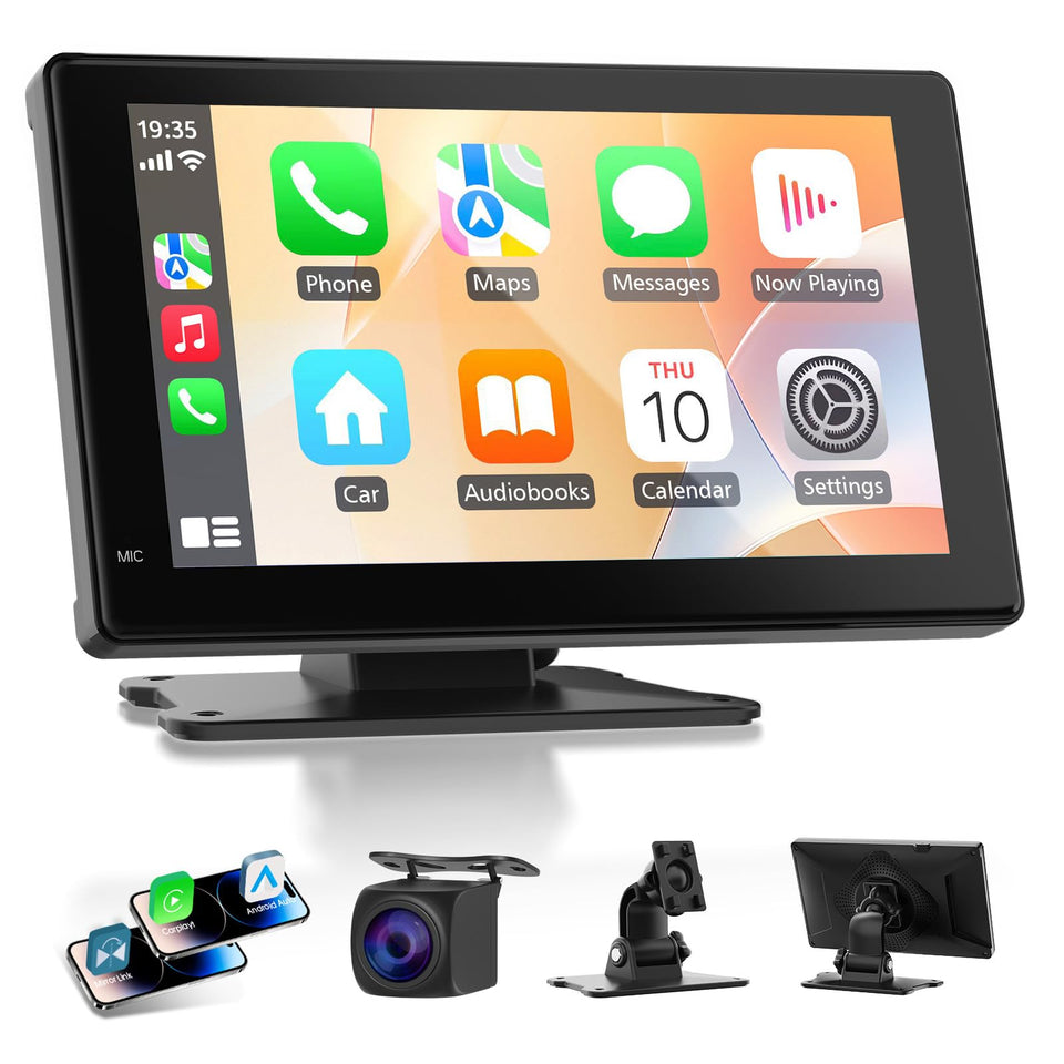 Haudio front touchscreen display showing clear icons and easy control benefit
