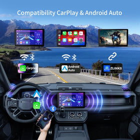 Haudio GPS navigation with 180° backup camera view