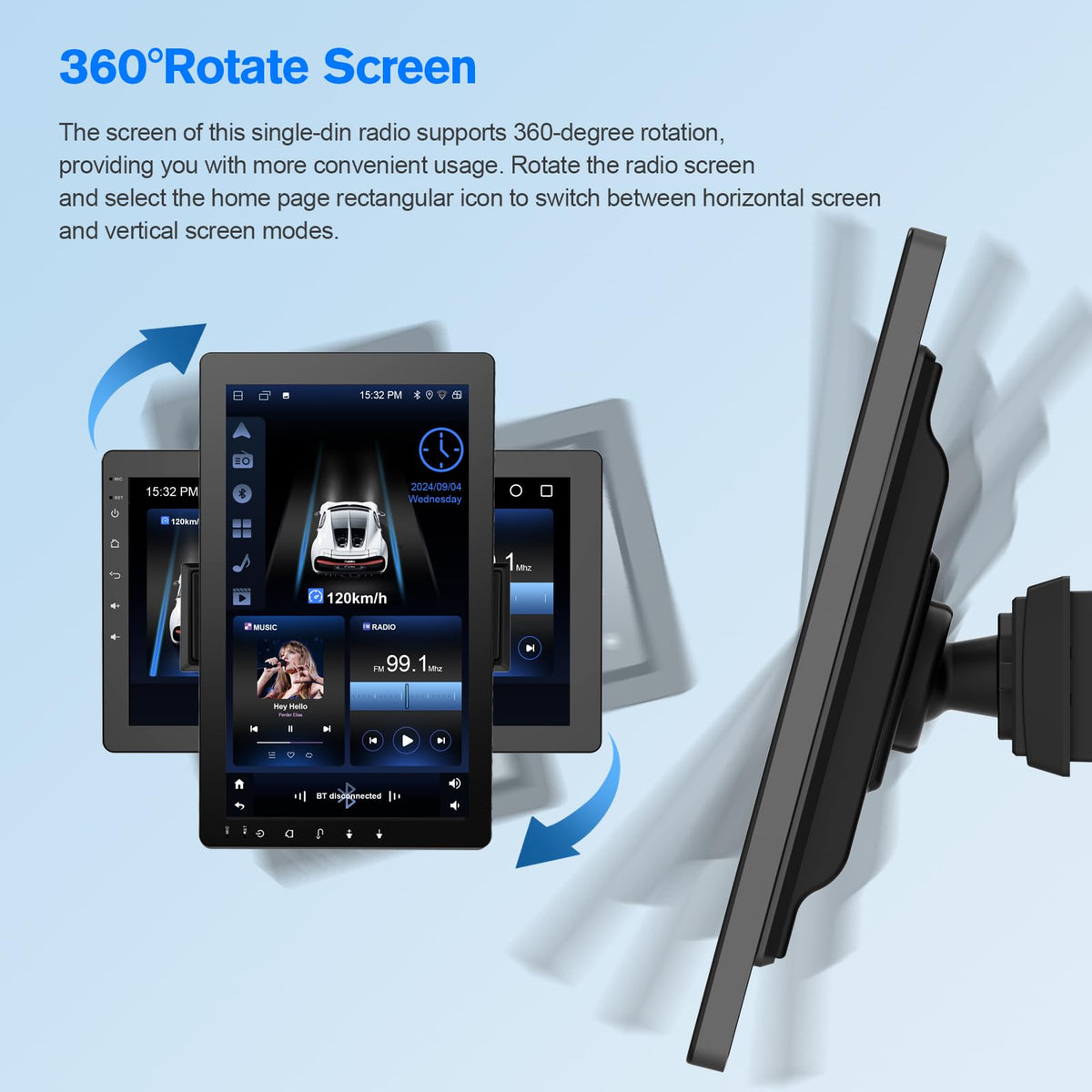 Haudio 4.2-channel hi-fi audio with DSP tuning for immersive car sound.