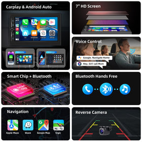 Haudio mirror link compatibility enables phone screen mirroring for seamless app use.