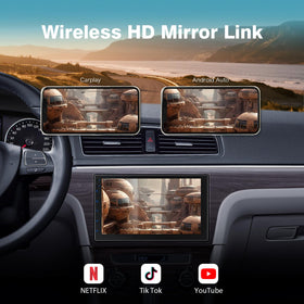 Haudio Bluetooth, RDS, and FM output options enhance in-car audio quality.