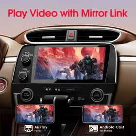 Haudio steering wheel control enables safe, hands-on operation.