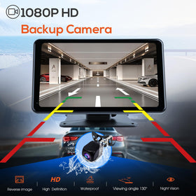 Haudio touchscreen displaying GPS navigation for clearer routing and map visibility
