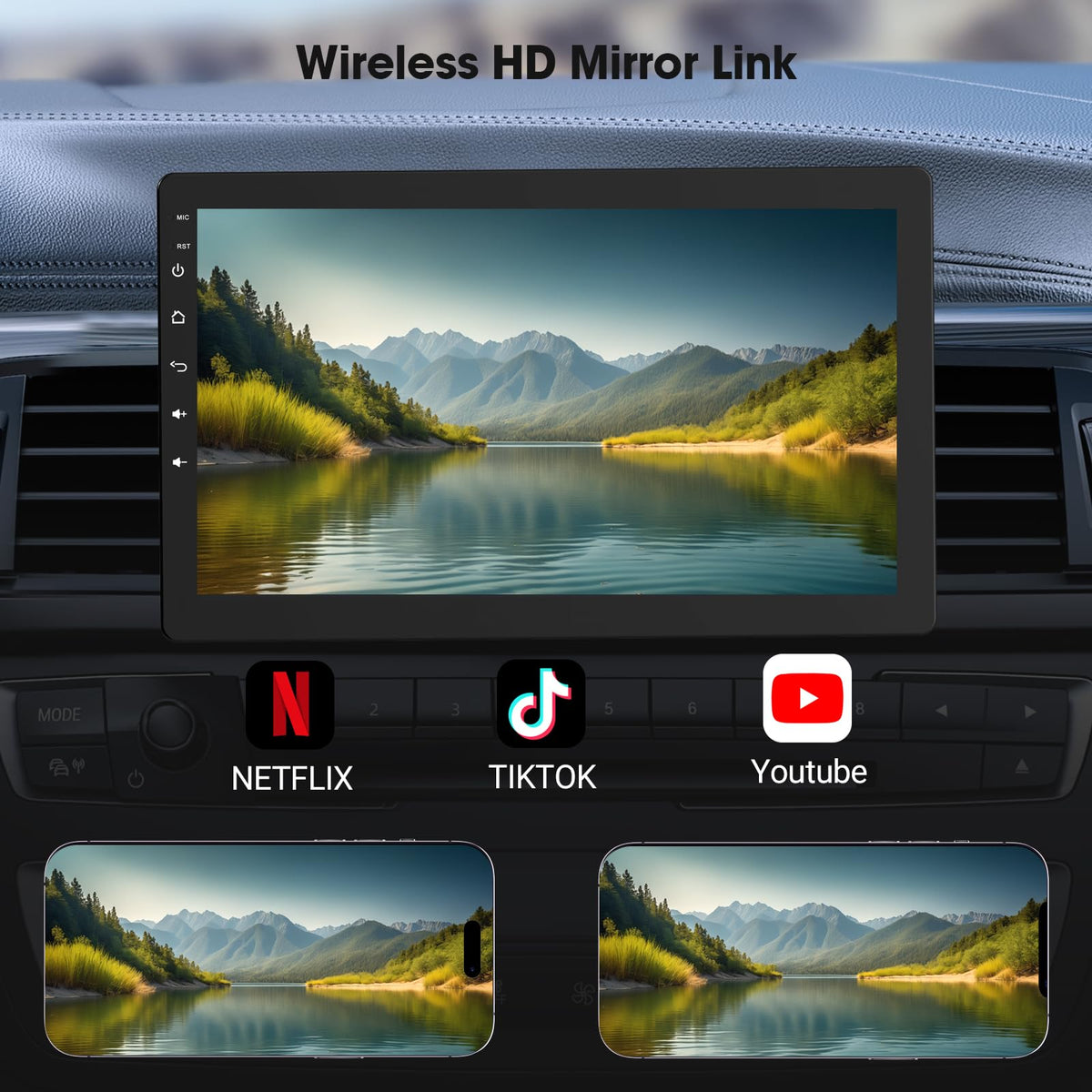 Haudio WiFi hotspot CarPlay keeps devices connected for updates and streaming.
