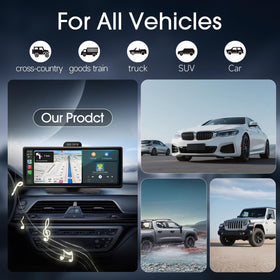 Haudio wireless CarPlay screen AirPlay mirroring in action