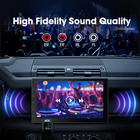 Haudio 7 7-inch mirror link supports Android and iOS screen mirroring