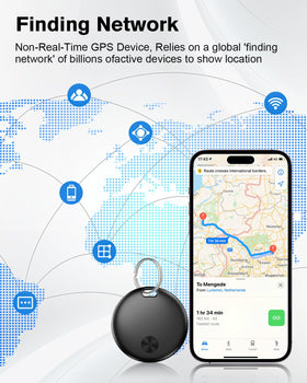 Hauibela weTag mini works with Apple Find My on iOS