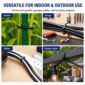 Have Me TD Zip Ties 12-inch 120 lbs tensile strength close-up