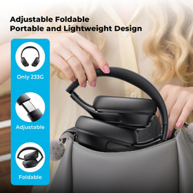 Havit 50-hour battery life supports extended listening anywhere.