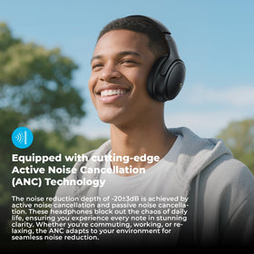 Havit headphones delivering immersive HD stereo sound with 40mm drivers.