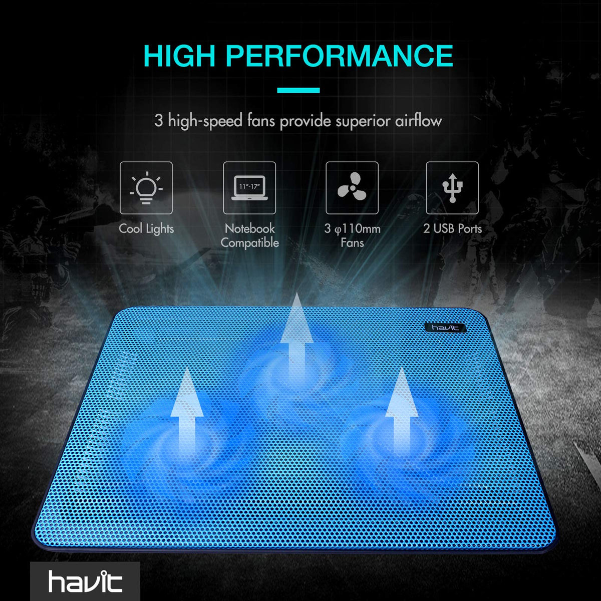 havit slim side profile illustrating portability and travel convenience