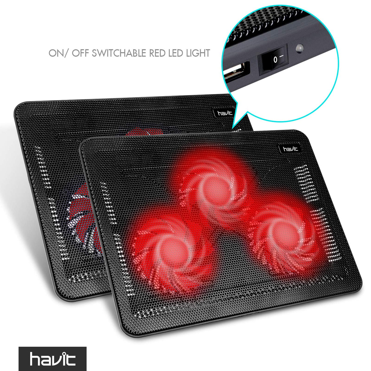 havit side profile displaying low-profile design benefit: portable storage