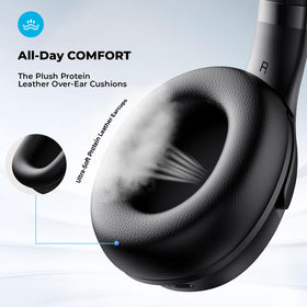 Havit protein leather earmuffs offer comfortable long-wear sessions.