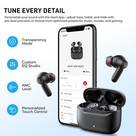 Havit Space NC01T IPX5 rating protects against splashes and sweat.