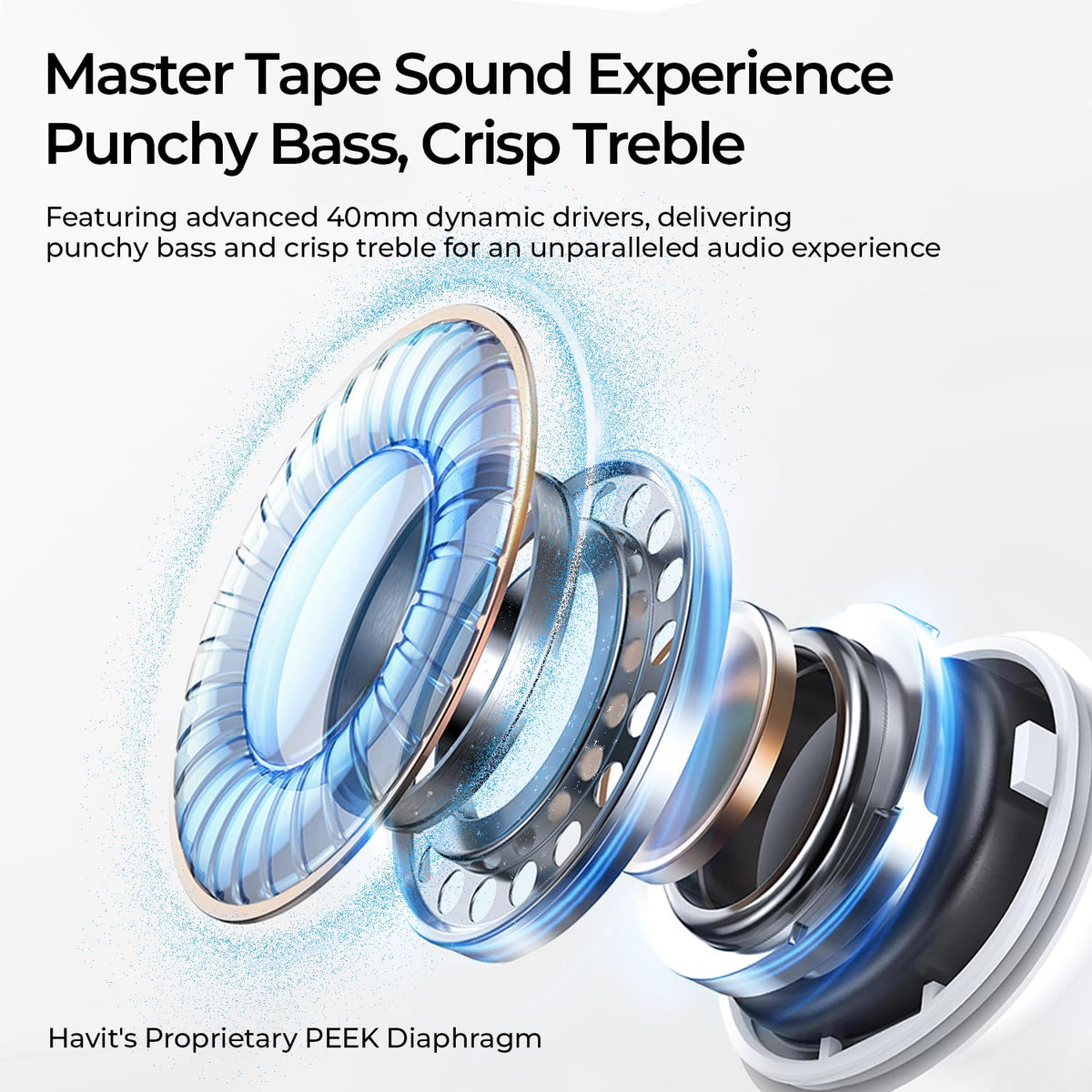 havit Space S1 app EQ setup screen for personalized sound tuning
