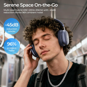 Havit Space S1 control panel on earcup enables quick adjustments without reaching for the phone.