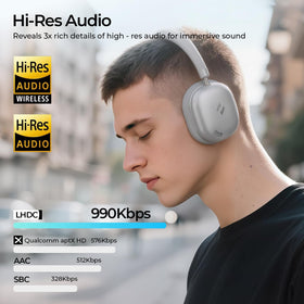 havit Space S1 dual-device connection shown during work and calls