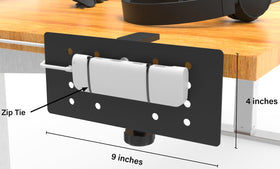 HAVYO desk-edge mounting bracket supports easy installation and stability