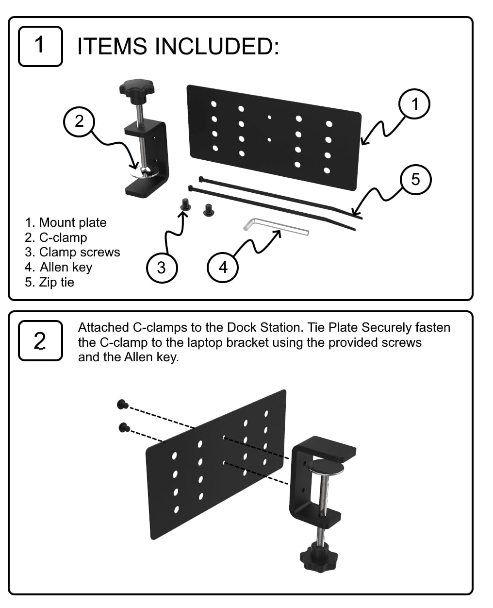 HAVYO desk-space saver: dock bracket keeps cables organized