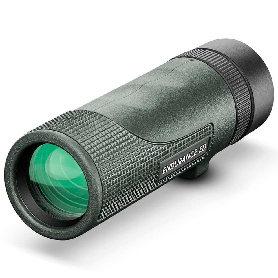 hawke endurance ed 10x25 monocular front view for travel-ready clarity