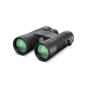 Hawke Endurance ED 12x50 front view with rugged grip for all-weather viewing