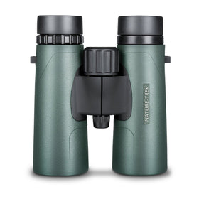 HAWKE Nature-Trek 8x42 binoculars with top-hinge design for easy, quick focusing in the field.